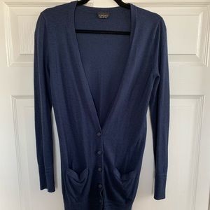 Topshop Blue Cardigan